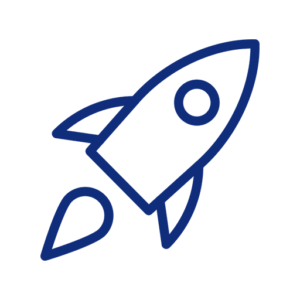 rocket ship launch icon